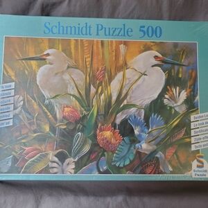 Schmidt Puzzle 500 Tropical Egrets Puzzle
